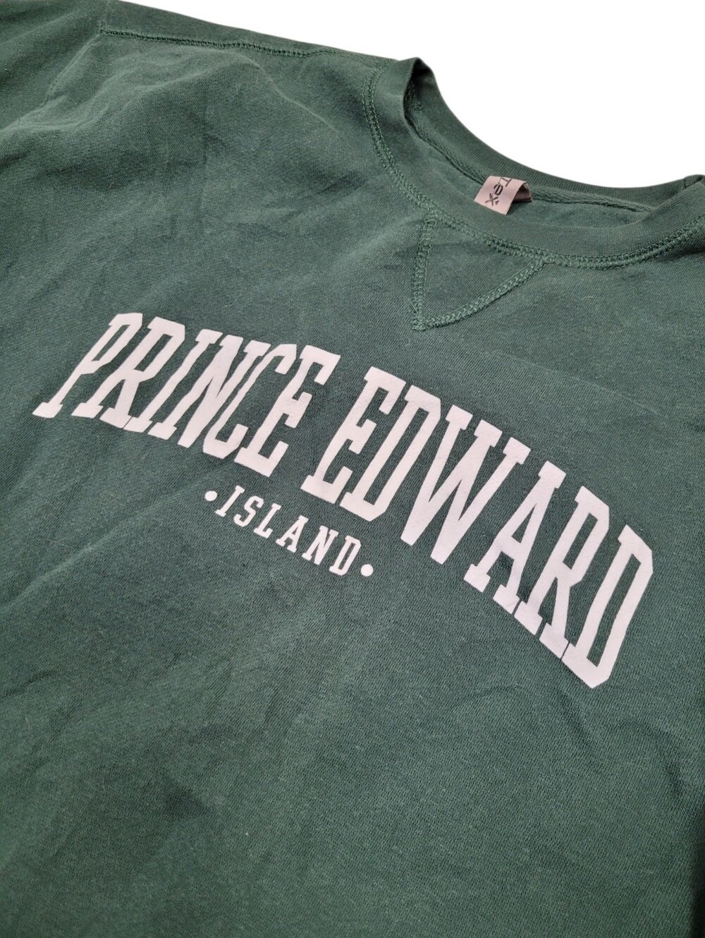 Y2K Green Prince Edward Island Sweatshirt Top Size: XL